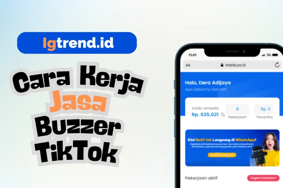 cara kerja jasa buzzer tiktok